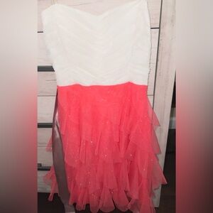 Gorgeous Sparkly White & Pink Dress